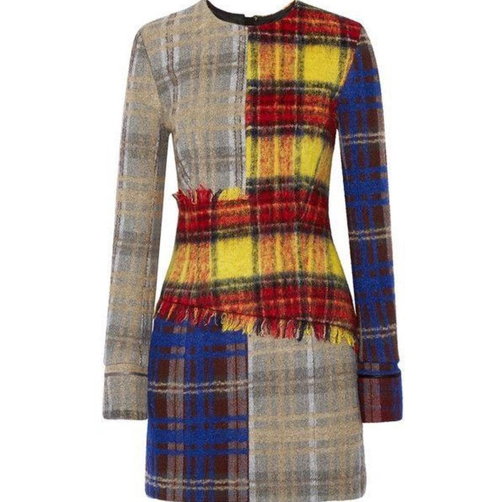Acne Studios AW16 Ebele Check Mini Dress